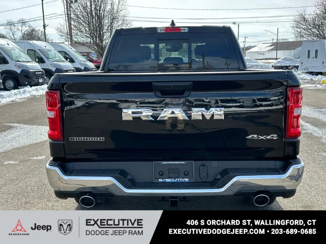 New 2026 Diamond Black Crystal Pearl-Coat Exterior Paint RAM Big Horn/Lone Star image 3
