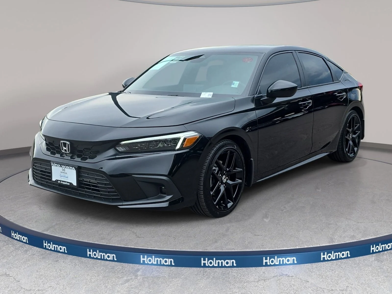 Certified Used 2024 Crystal Black Pearl Honda Sport image 1