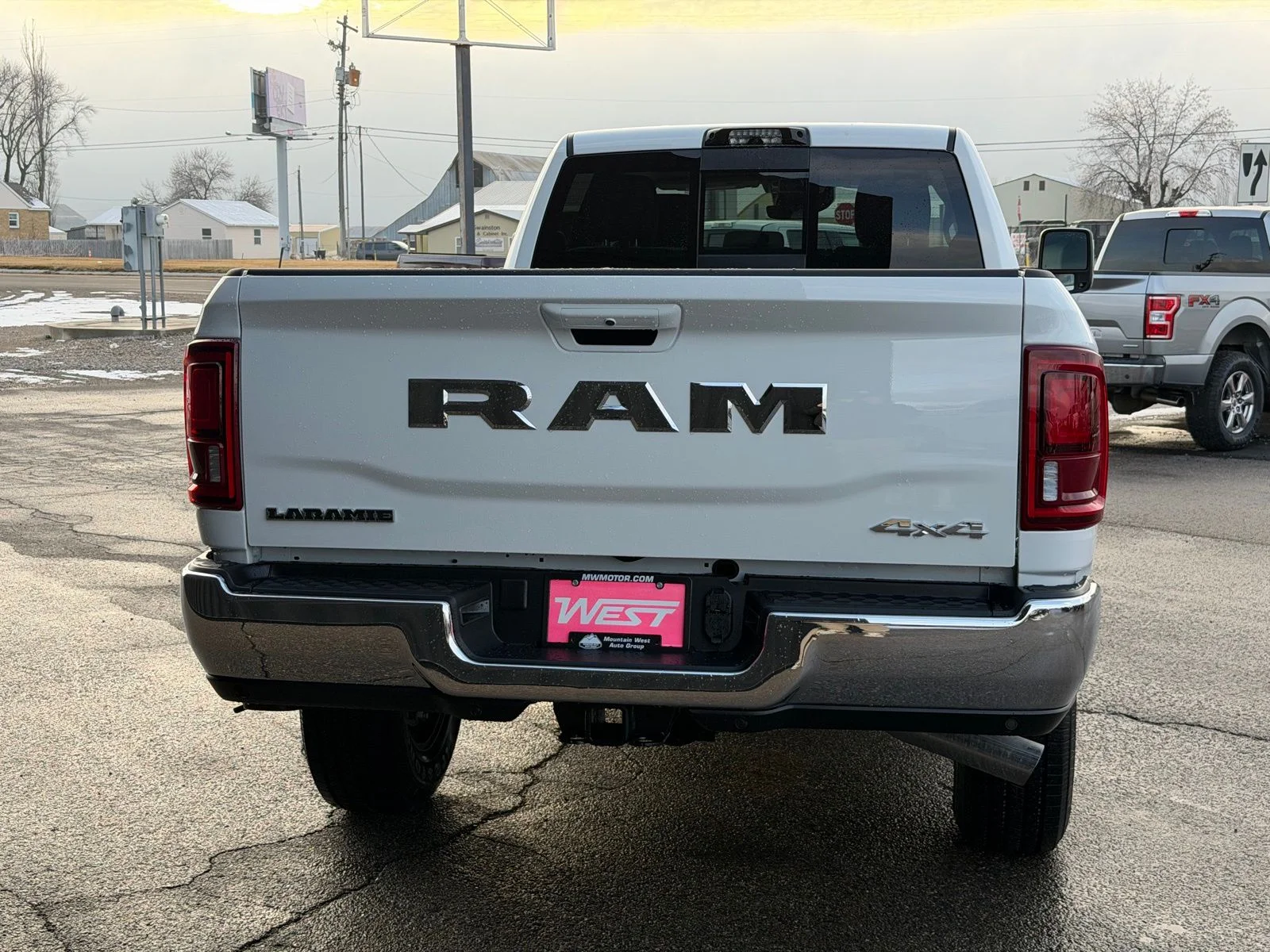 New 2026 Bright White Clear-Coat Exterior Paint RAM Laramie image 8