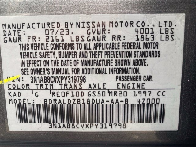 Used 2023 Gun Metallic Nissan SV image 46