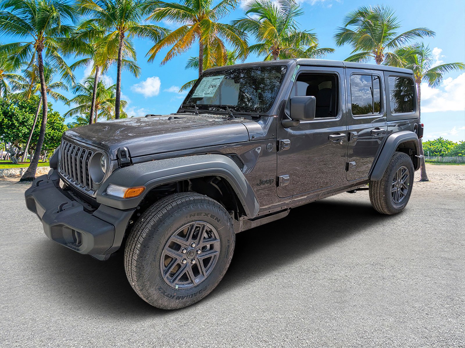 New 2026 Granite Crystal Metallic Clear-Coat Exterior Paint Jeep Sport S image 7