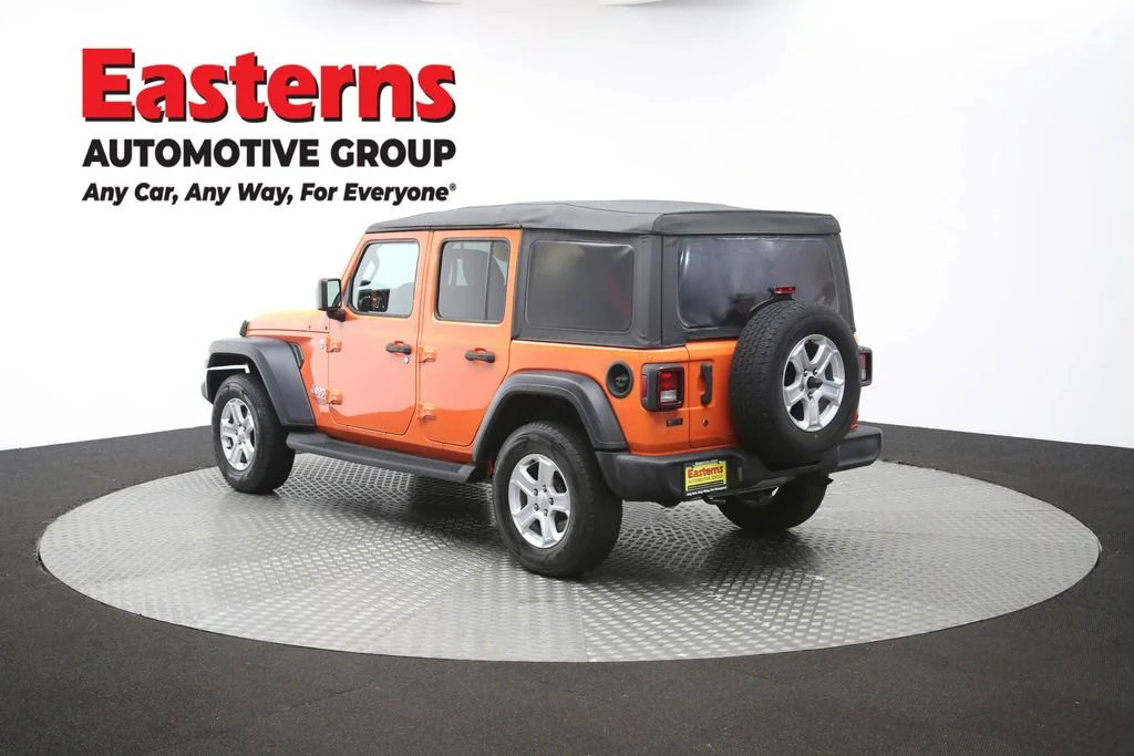 Used 2018 Orange Jeep Unlimited Sport S image 62
