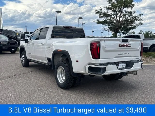 Certified Used 2024 White Frost Tricoat GMC Denali DRW image 3