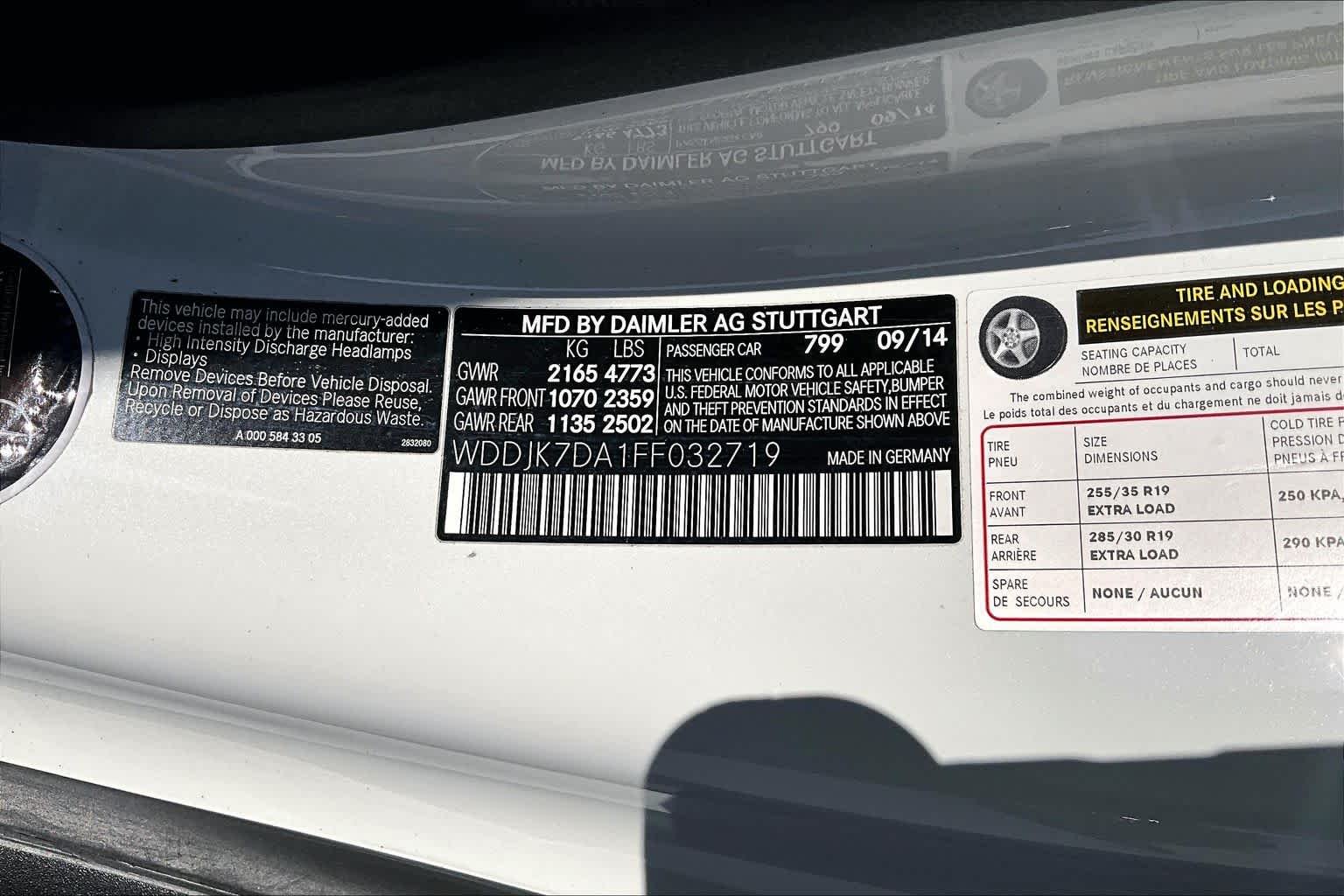 Used 2015 designo Diamond White Metallic Mercedes-Benz SL 550 image 29