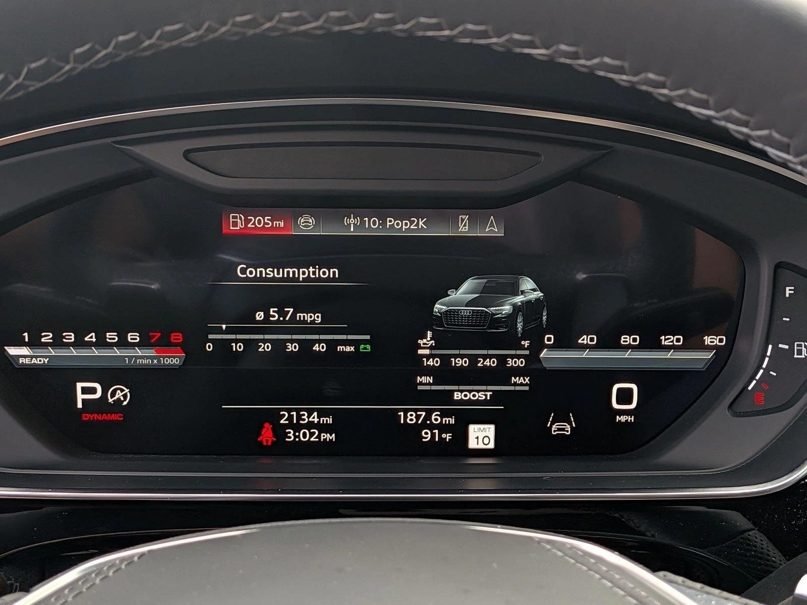 Used 2025 Mythos Black Metallic Audi  image 8