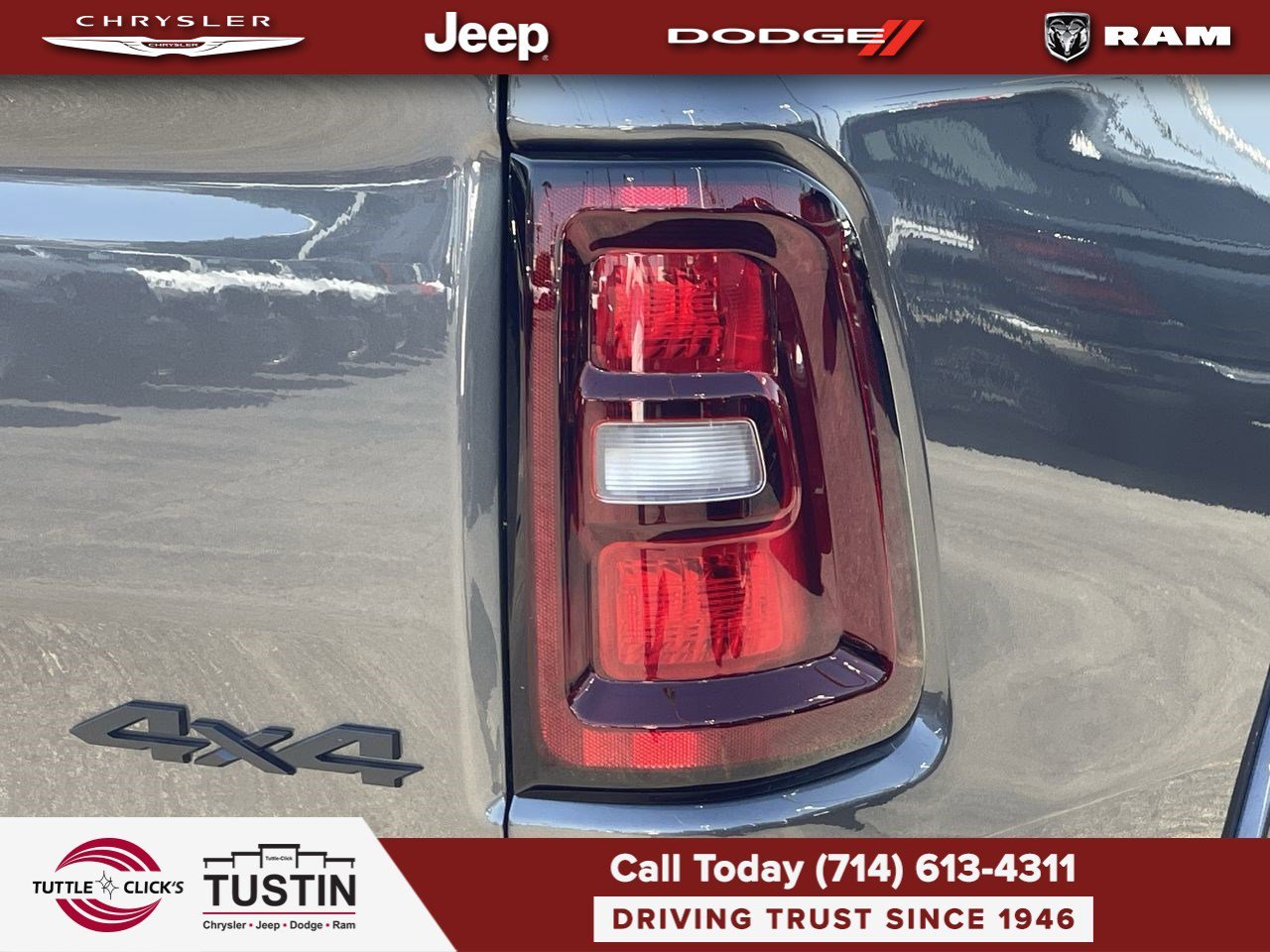 New 2026 Granite Crystal Metallic Clear-Coat Exterior Paint RAM Laramie image 9