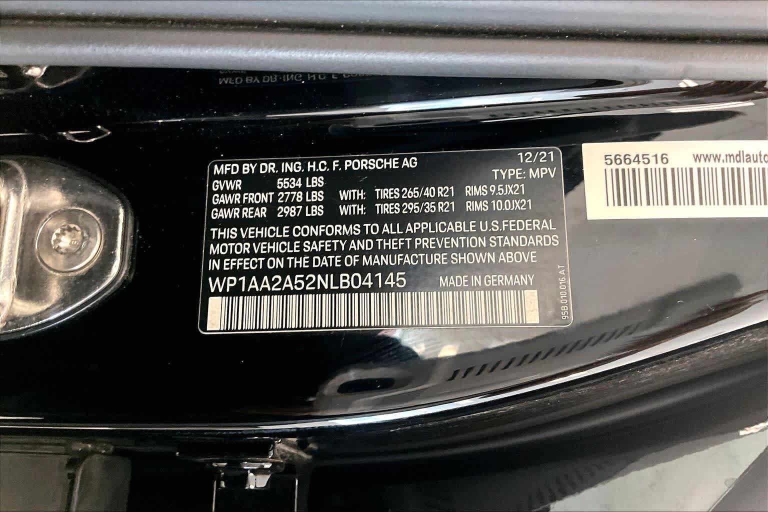 Used 2022 Black Porsche  image 28