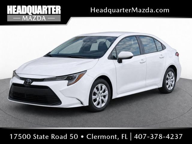 Used 2025 White Toyota LE image 1