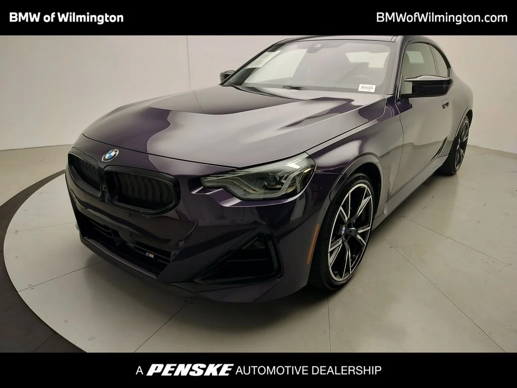 Certified Used 2025 Thundernight Metallic BMW M240i xDrive image 1