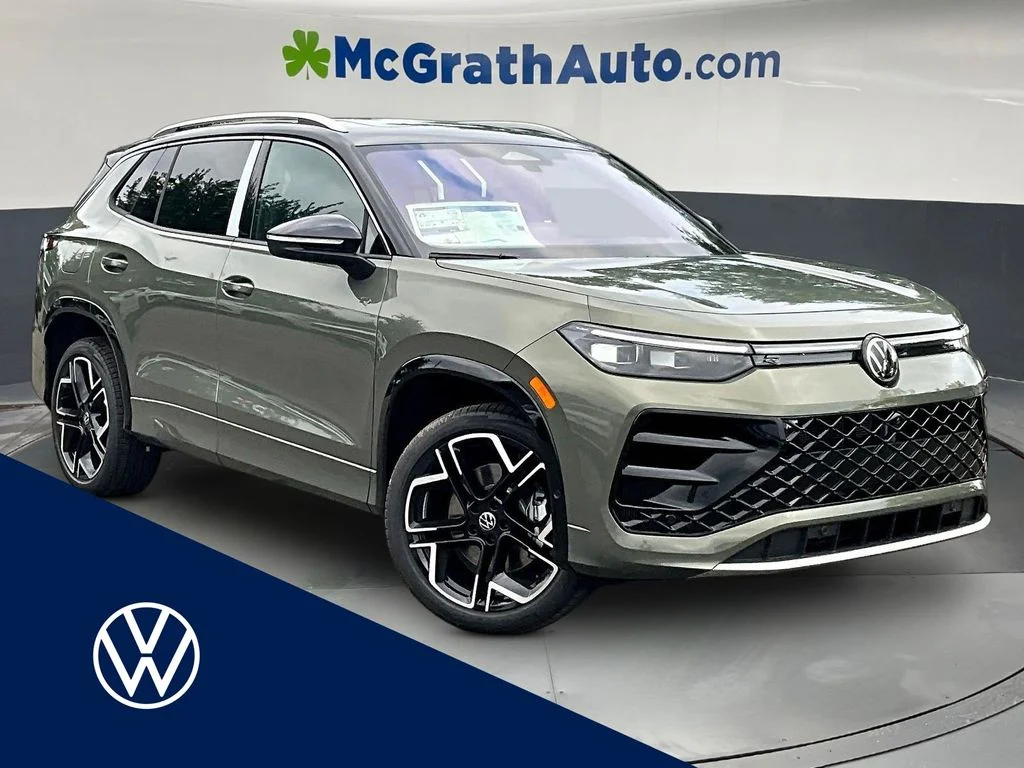 New 2026 Avocado Green  W/Black Roof Volkswagen 2.0T SEL R-Line Turbo image 1