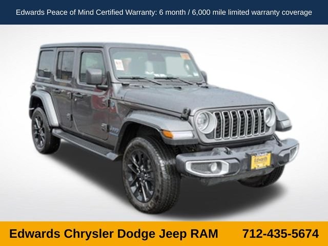 Used 2025 Gray Jeep Sahara 4xe image 1
