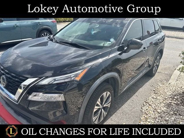 Used 2021 Black Nissan SV image 1