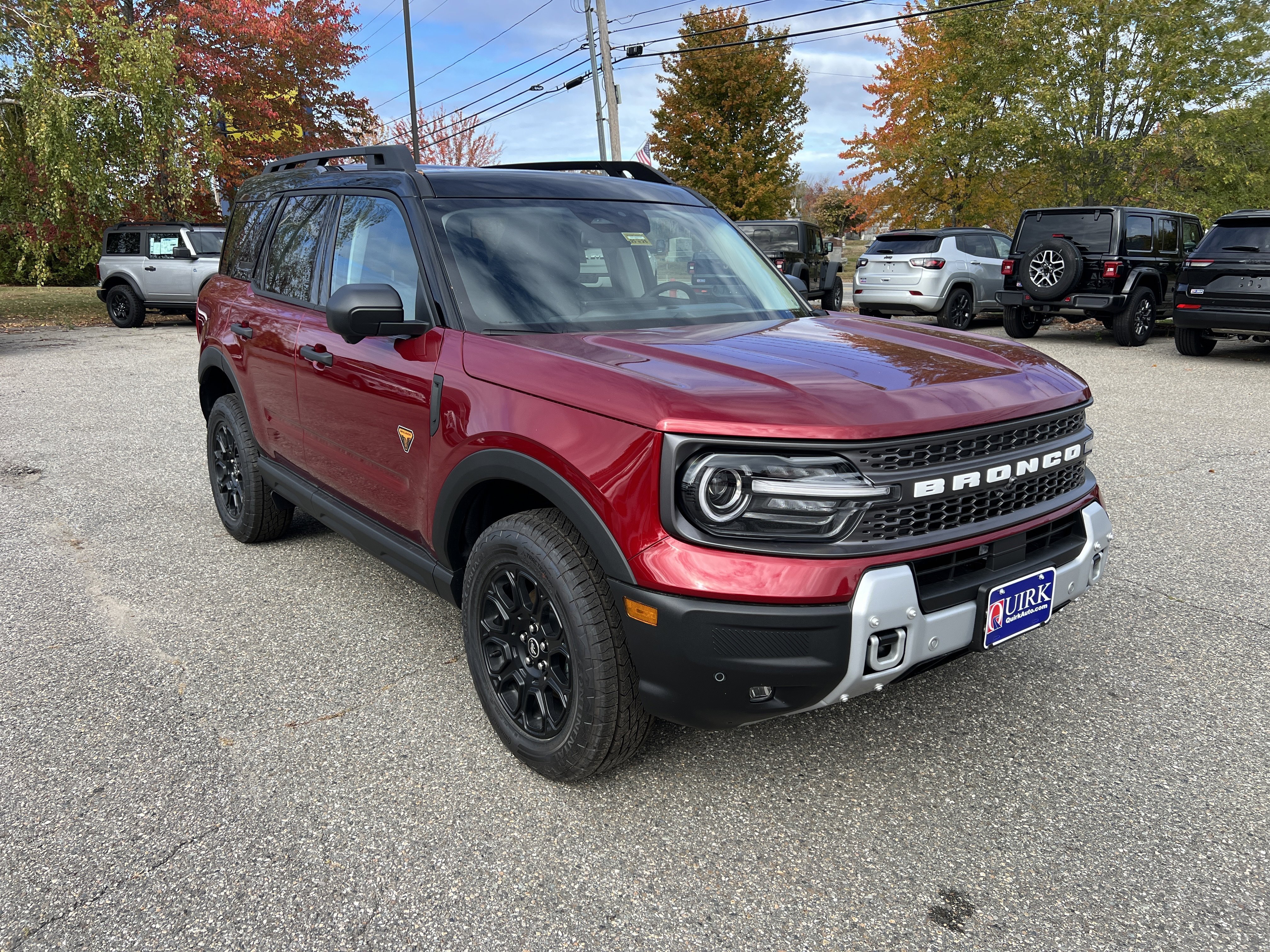 New 2025 Ruby Red Metallic Tinted Clearcoat Ford Badlands® image 3