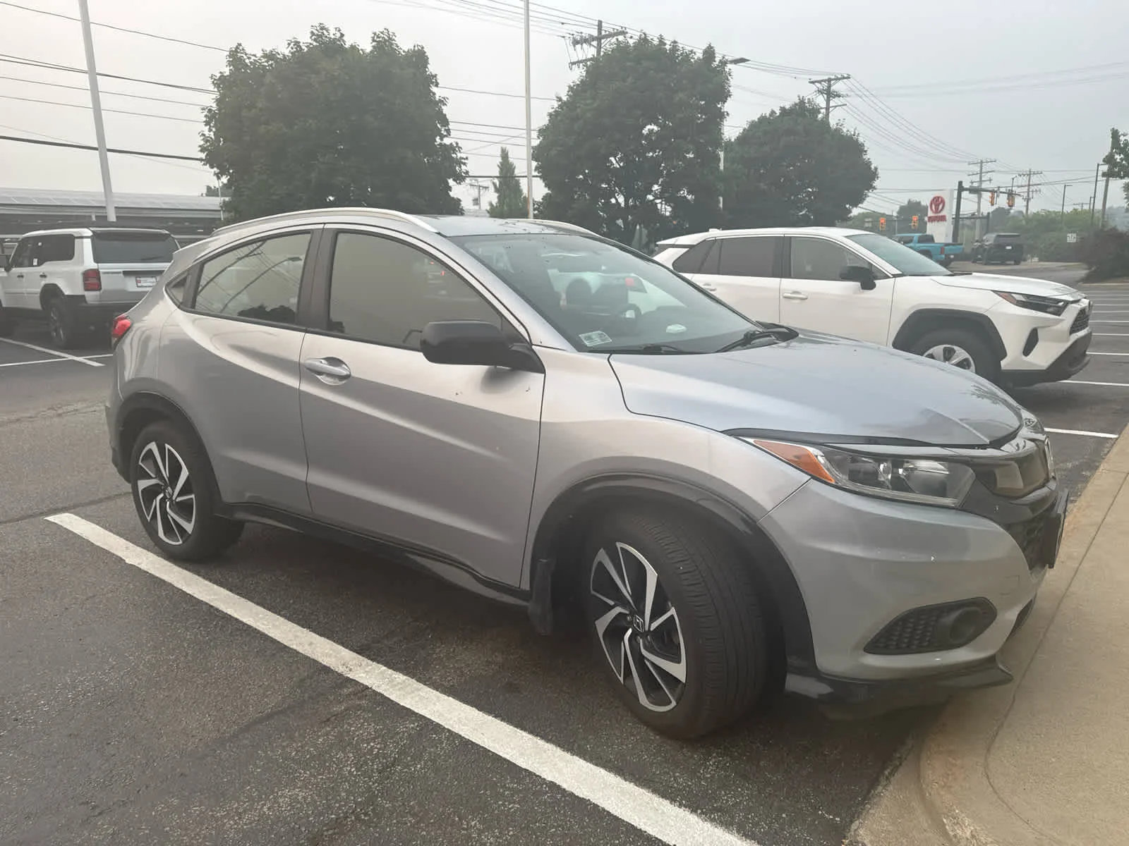 Used 2020 Lunar Silver Metallic Honda Sport image 2
