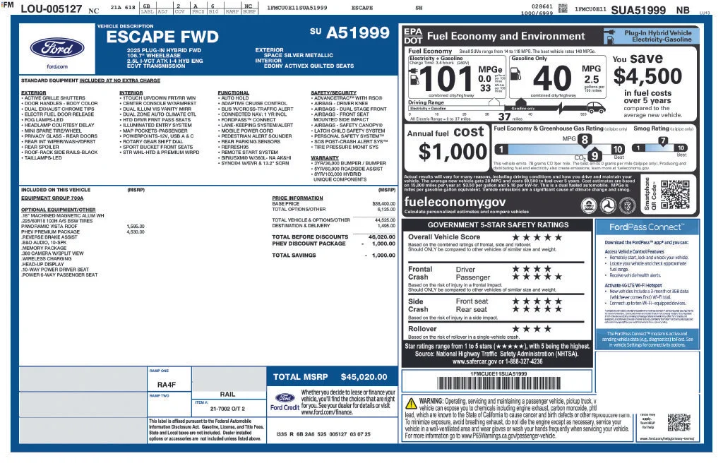 Used 2025 Silver Metallic Ford Base image 13