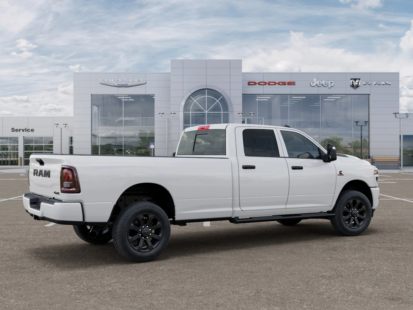 New 2026 Bright White Clear-Coat Exterior Paint RAM Tradesman image 4