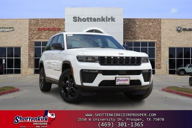 New 2026 Bright White Clear-Coat Exterior Paint Jeep Limited image 1