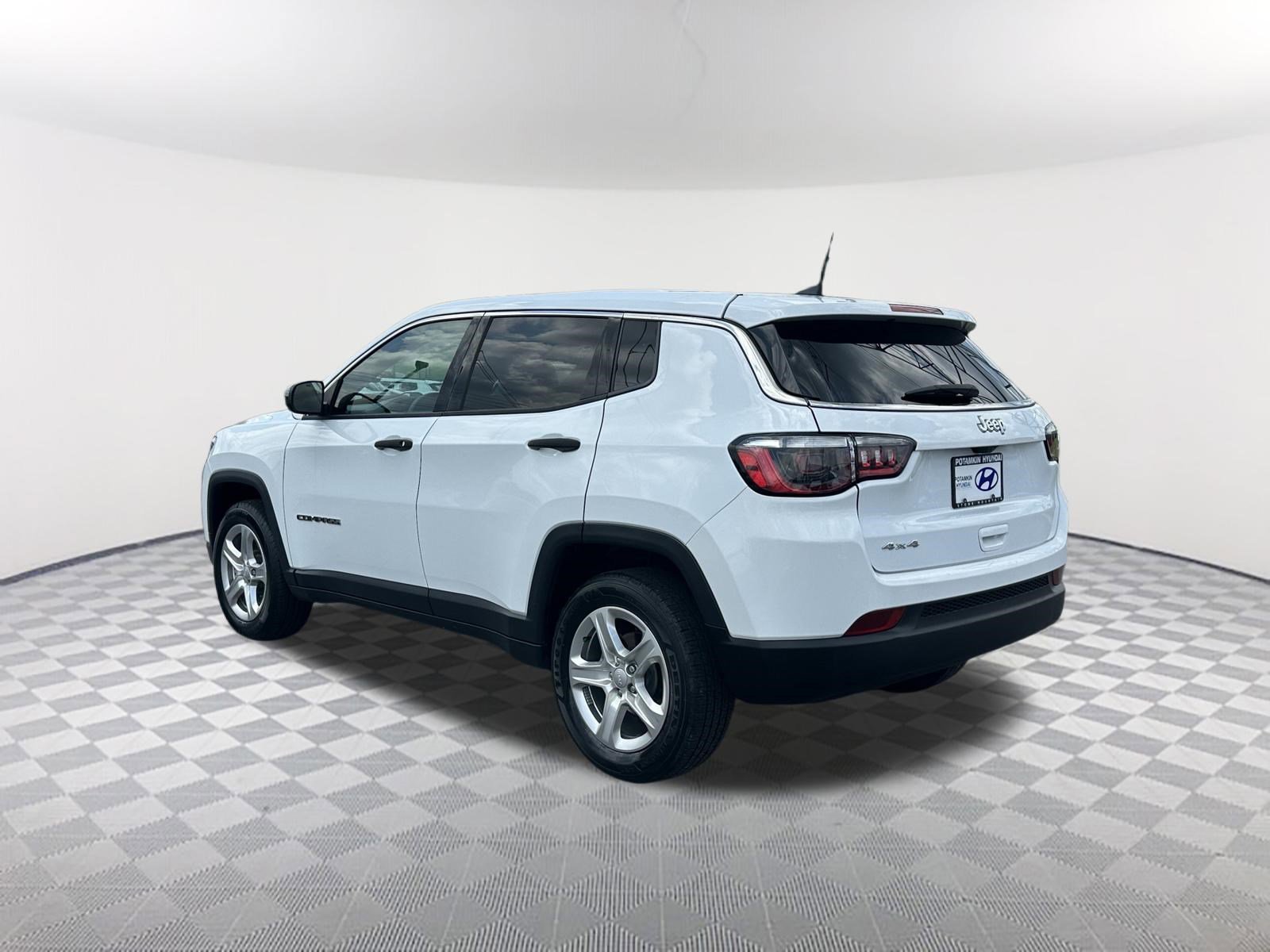 Used 2023 Bright White Clearcoat Jeep Sport image 7