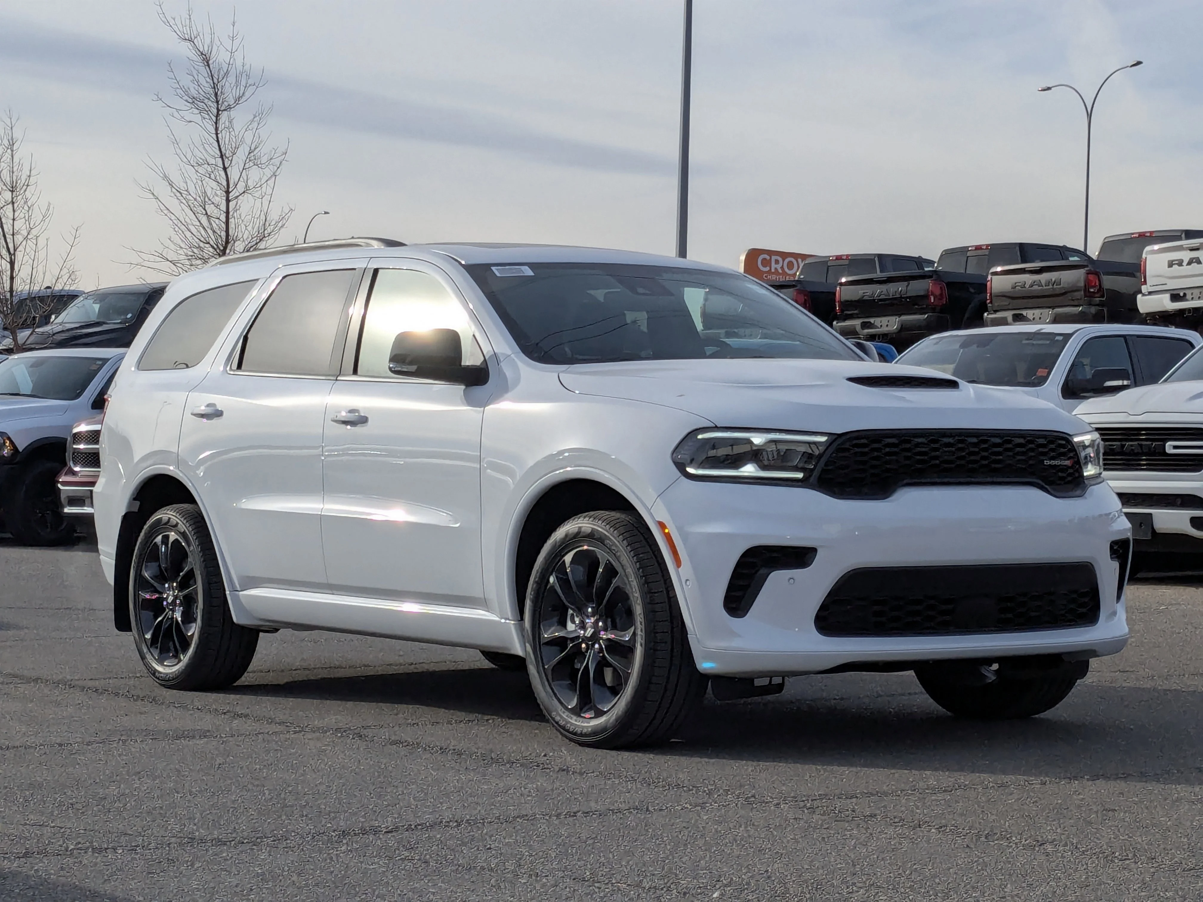 New 2026 White Dodge GT Plus - - GT Plus Pkg (2BH) - 2nd Row Captain Chairs - Ebony Red Leather?Faced Seats - 10.1 Nav & image 2