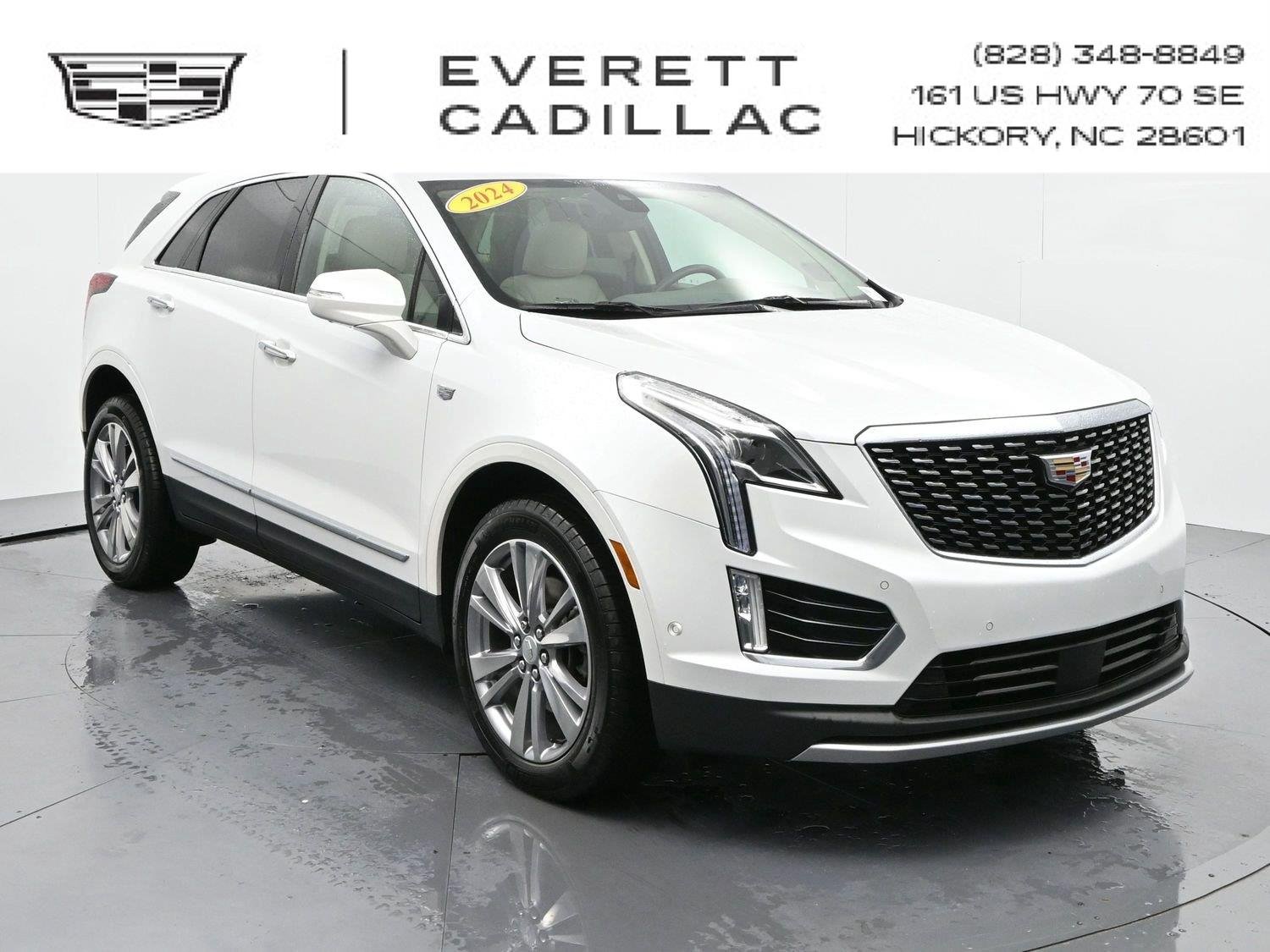 Used 2024 Crystal White Tricoat Cadillac Premium Luxury image 1