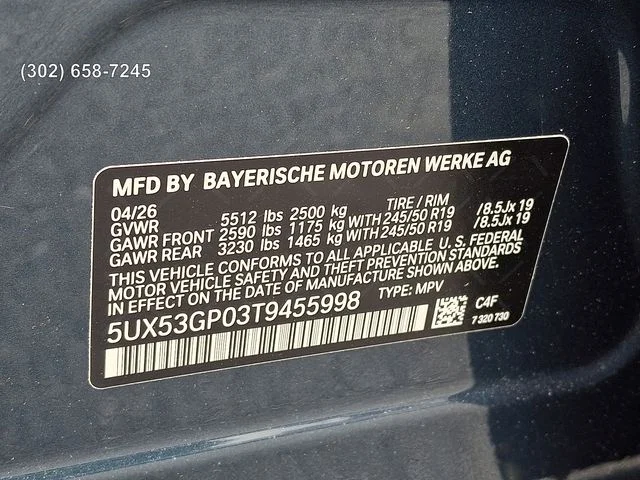 New 2026 Arctic Race Blue metallic BMW 30 xDrive image 21