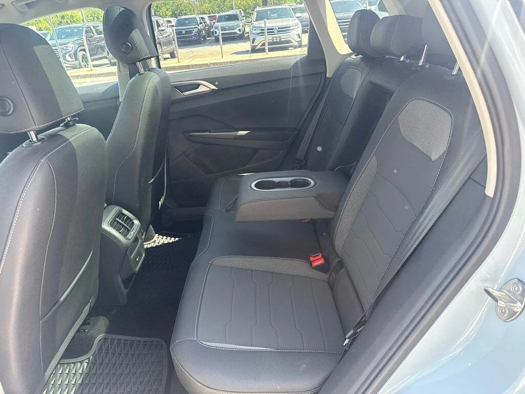 Certified Used 2025 Monument Gray w/Deep Black Roof Volkswagen SE Black image 17