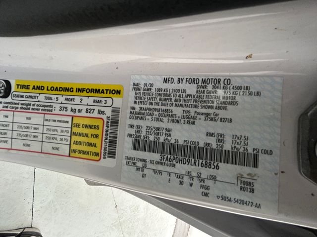 Used 2020 White Ford SE image 20