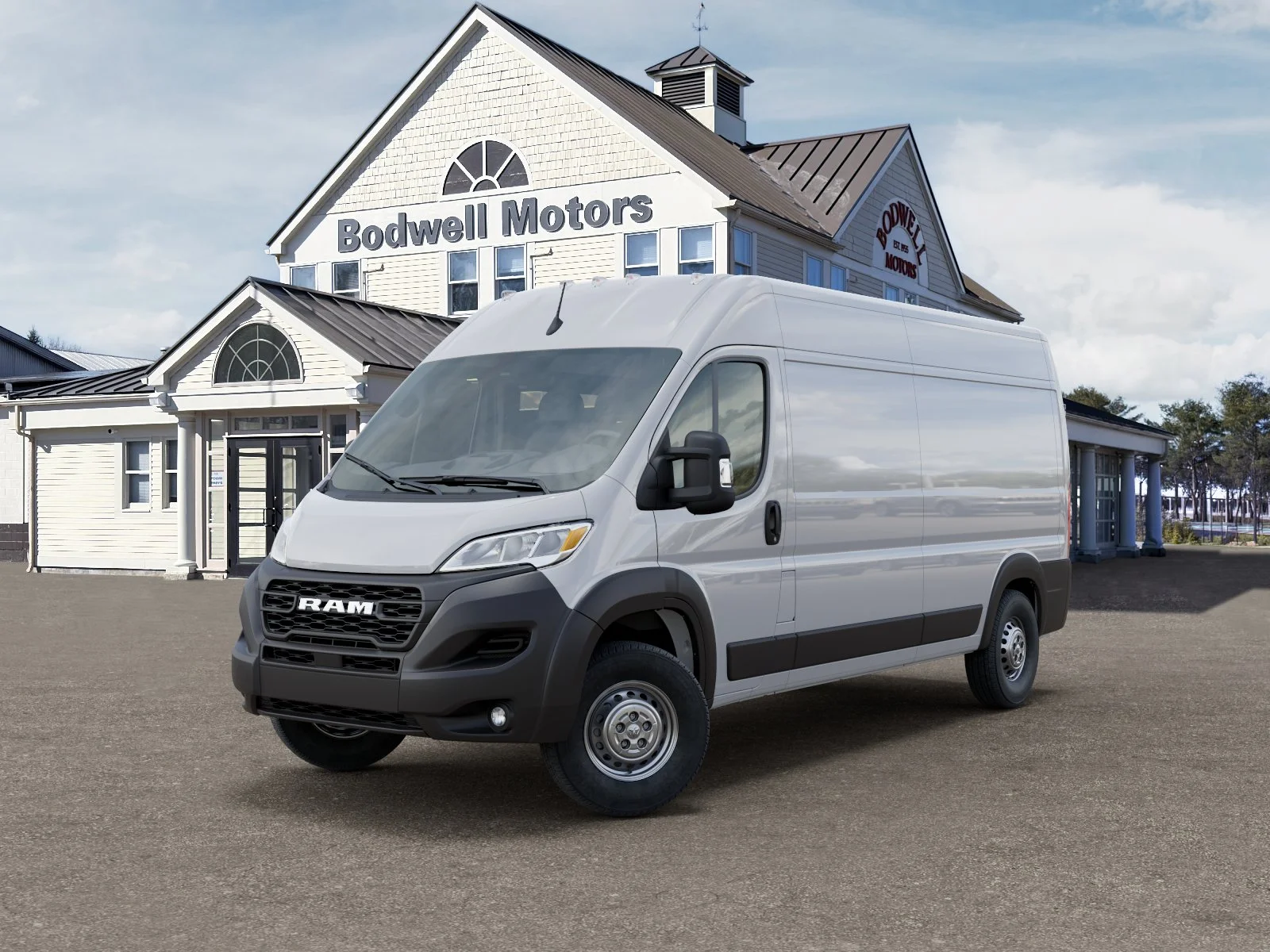 New 2026 Bright White Clear-Coat Exterior Paint RAM Cargo Van Tradesman High Roof 159" WB w/Pass Seat image 27