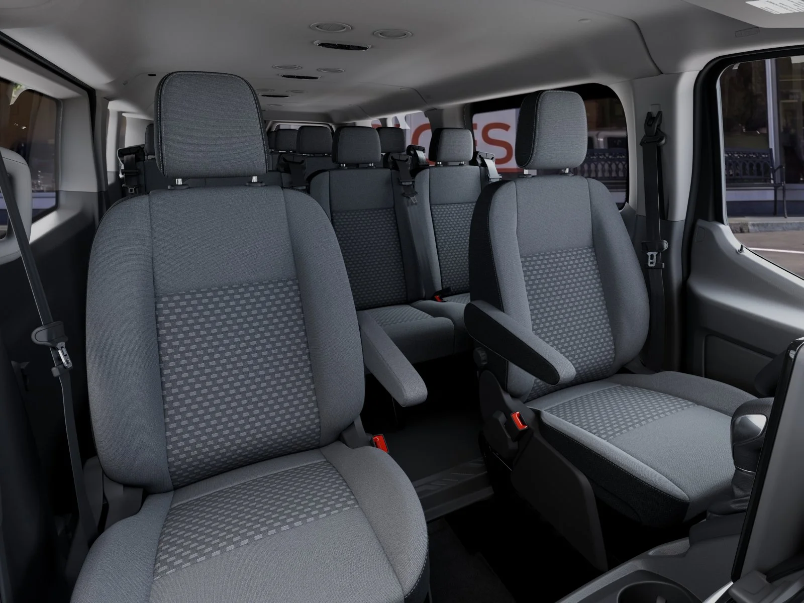 New 2027 Carbonized Gray Metallic Ford Passenger Van XLT image 10