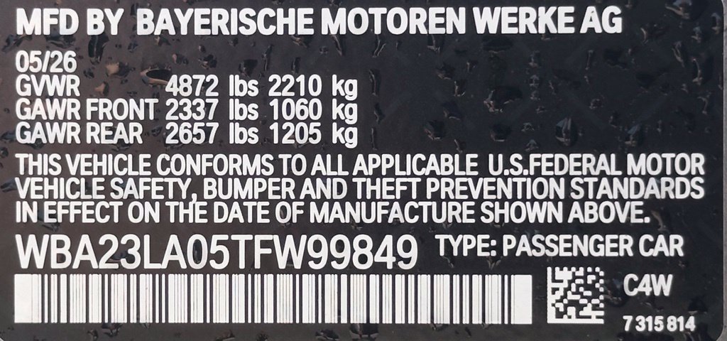 New 2026 Skyscraper Grey Metallic BMW 330i xDrive image 41