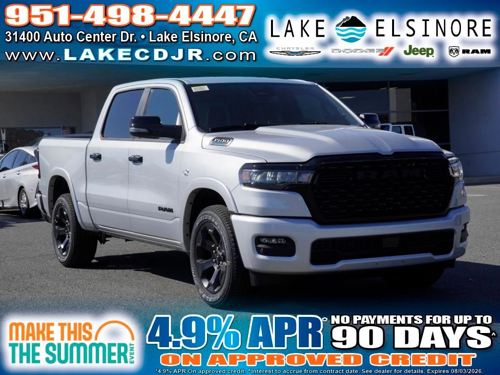 New 2026 Silver Zynith Exterior Paint RAM Big Horn/Lone Star image 1