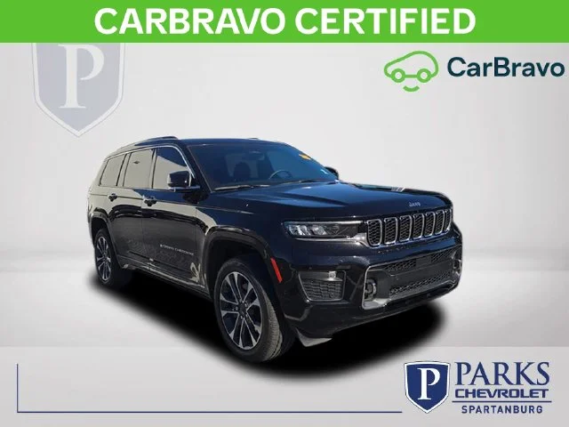 Certified Used 2023 Black Jeep Overland image 1