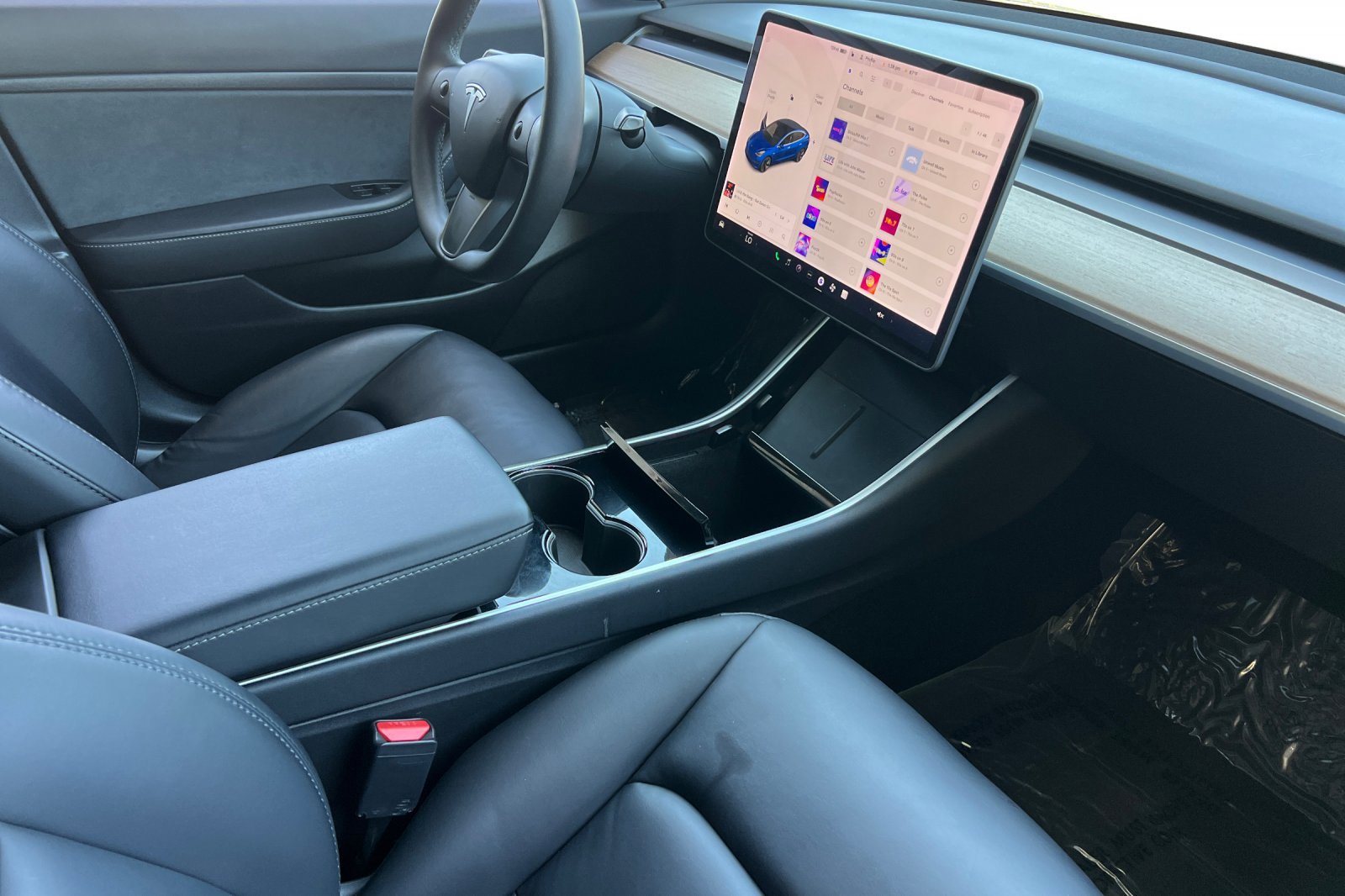 Used 2020 Deep Blue Metallic Tesla Standard Range Plus image 15