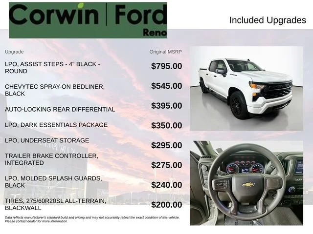 Certified Used 2023 Summit White Chevrolet Custom image 3