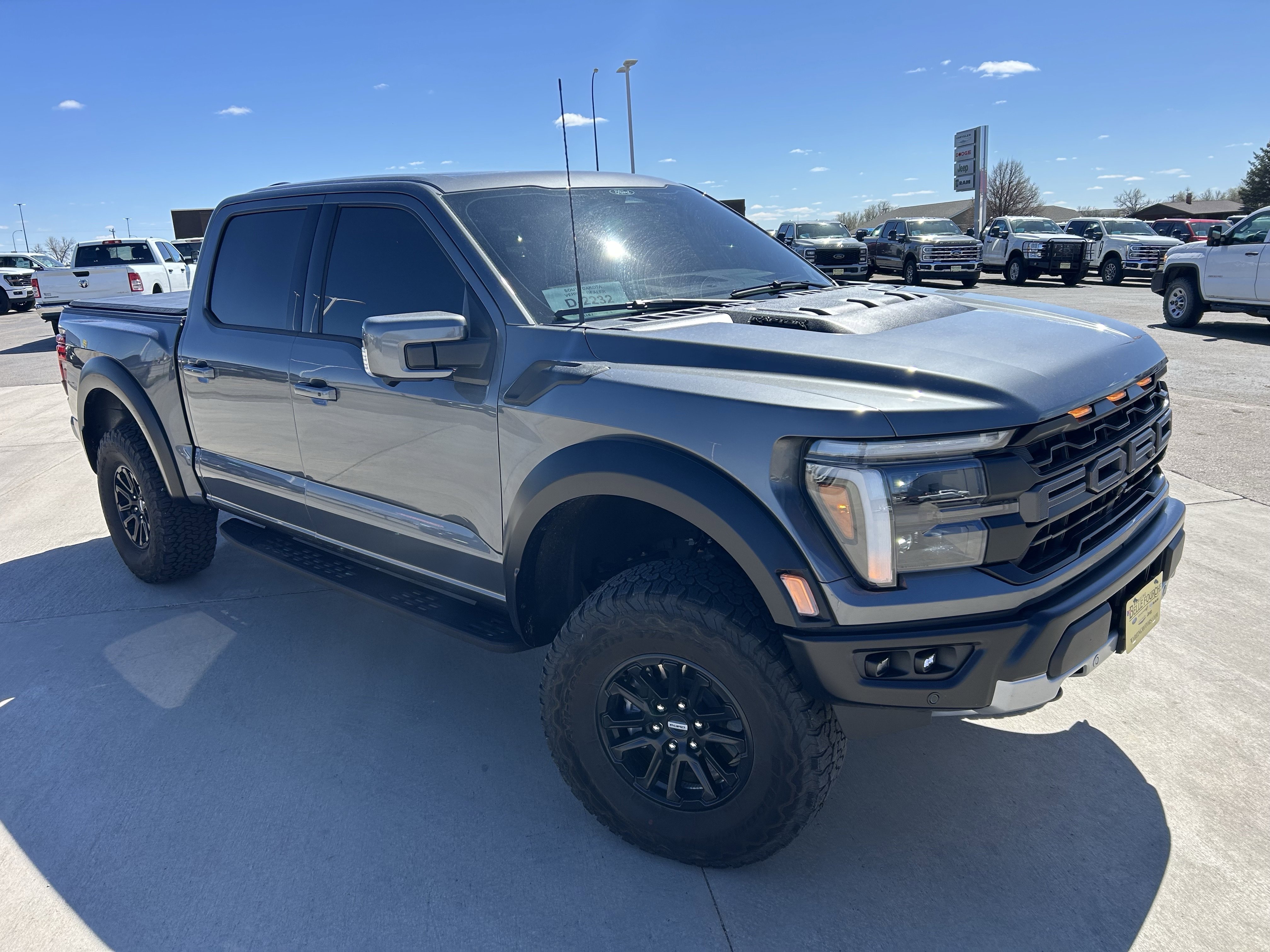 Used 2025 Carbonized Gray Metallic Ford Raptor image 3