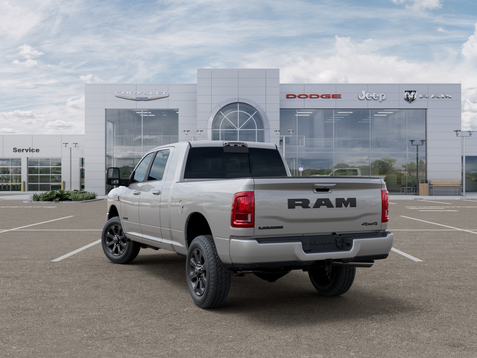 New 2026 Silver-Zynith Exterior Paint RAM Laramie image 43