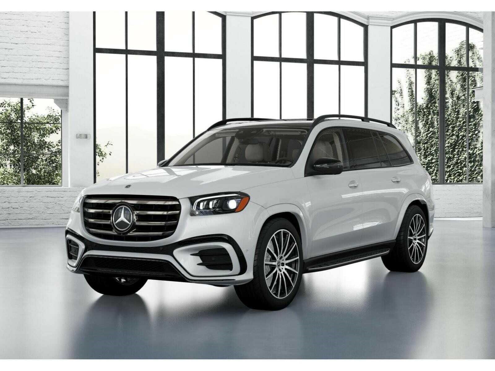 New 2026 MANUFAKTUR Moonlight White Metallic Mercedes-Benz GLS 450 4D Sport Utility 4MATIC® image 41