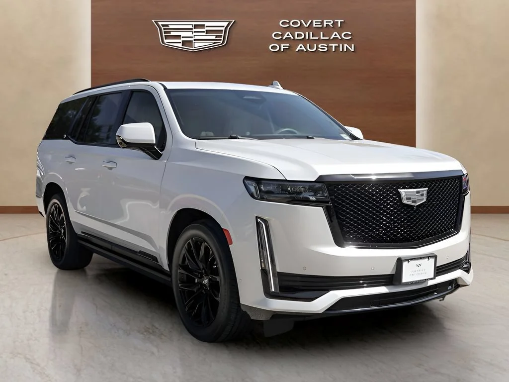 Certified Used 2023 CRYSTAL WHITE TRICOAT Cadillac 4WD Sport Platinum image 6