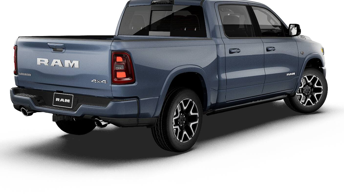 New 2027 Forged Blue Metallic Exterior Paint RAM Laramie image 14