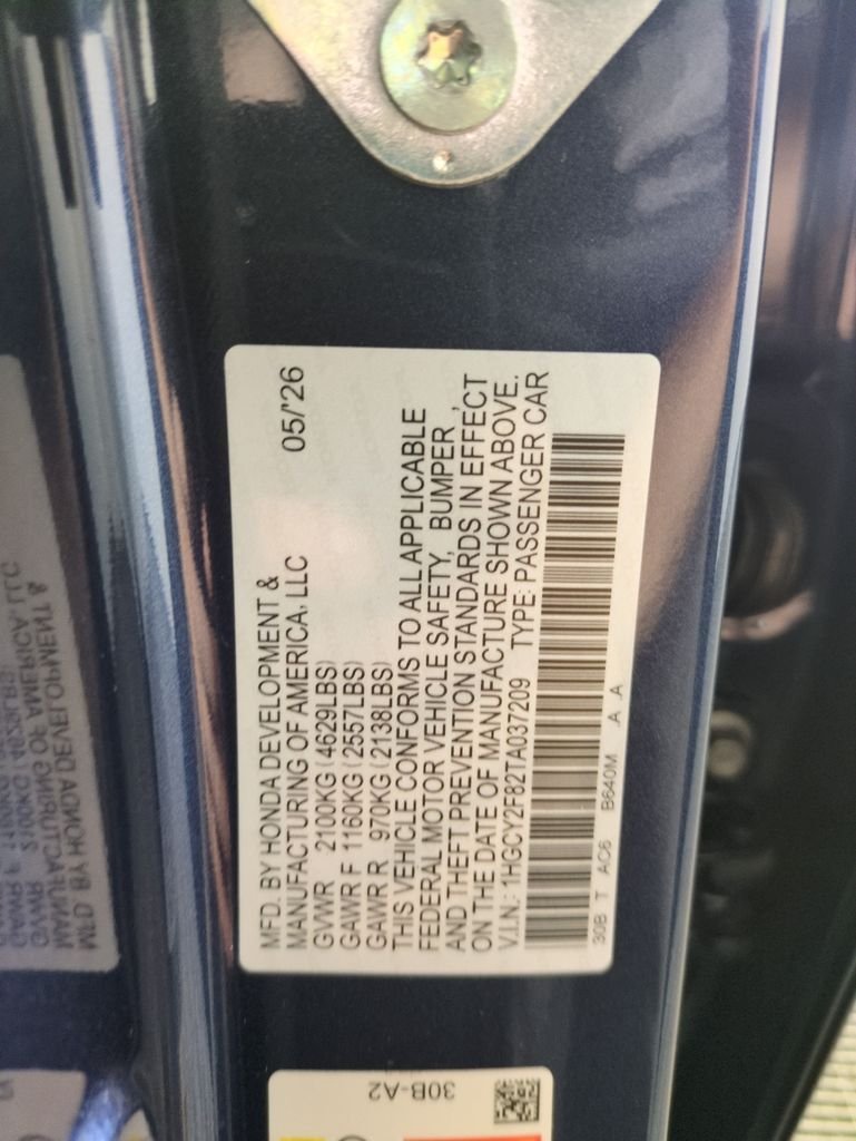 New 2026 Canyon River Blue Metallic Honda Touring image 29