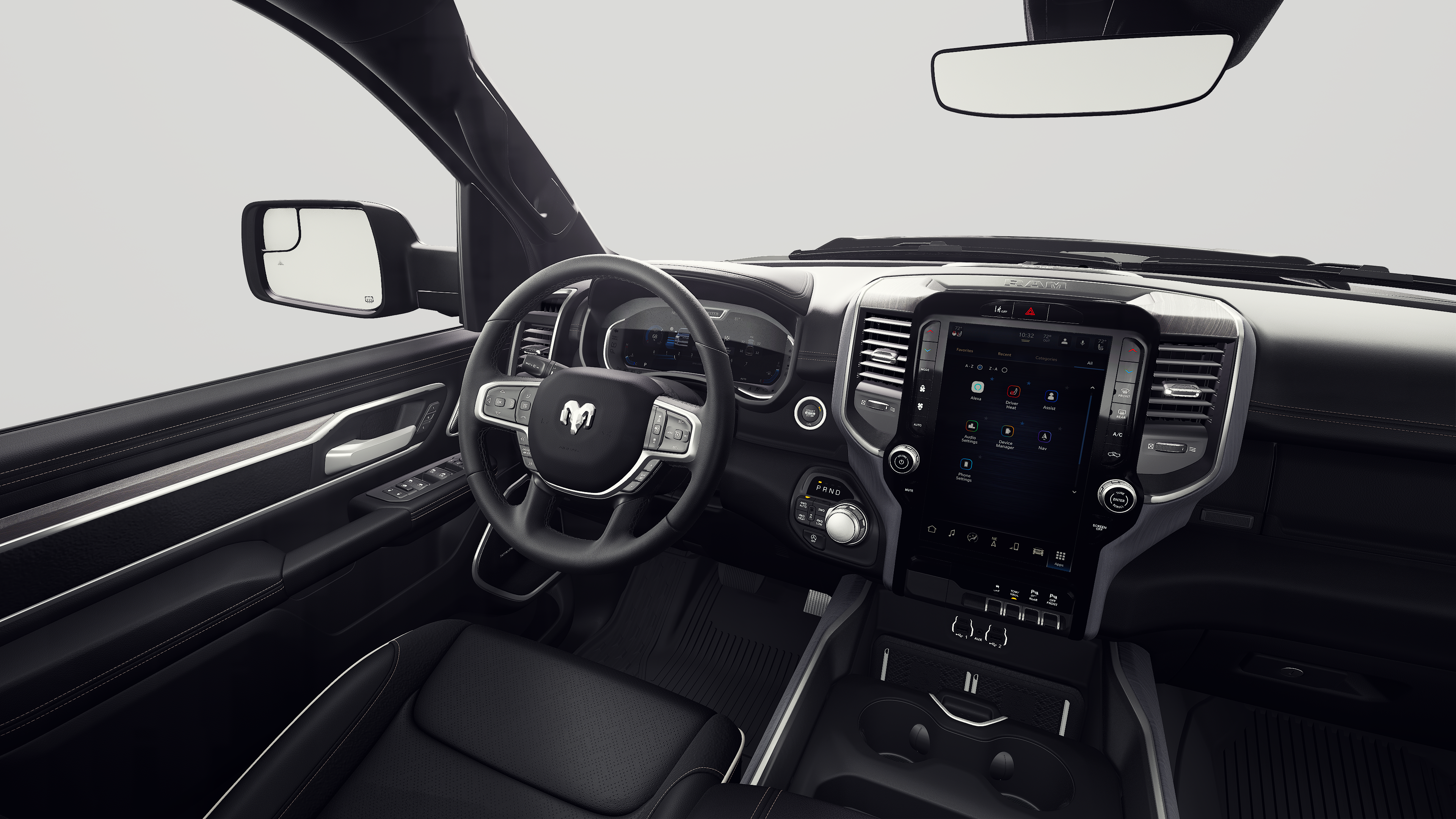 New 2027 Diamond Black Crystal Pearl-Coat Exterior Paint RAM LARAMIE image 34