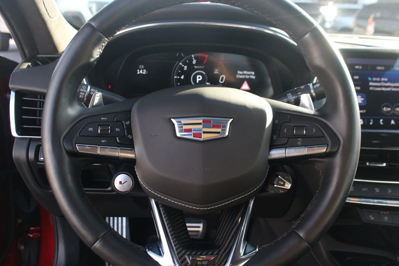 Used 2023 Radiant Red Tintcoat Cadillac V-Series Blackwing image 18