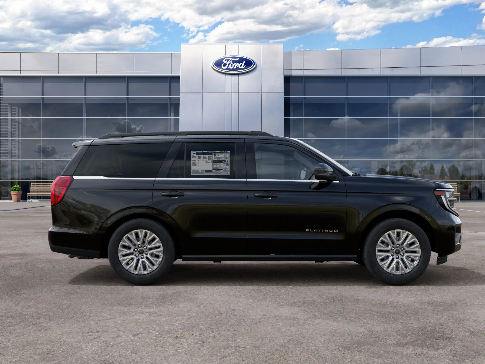 New 2027 Agate Black Metallic Ford Platinum image 5