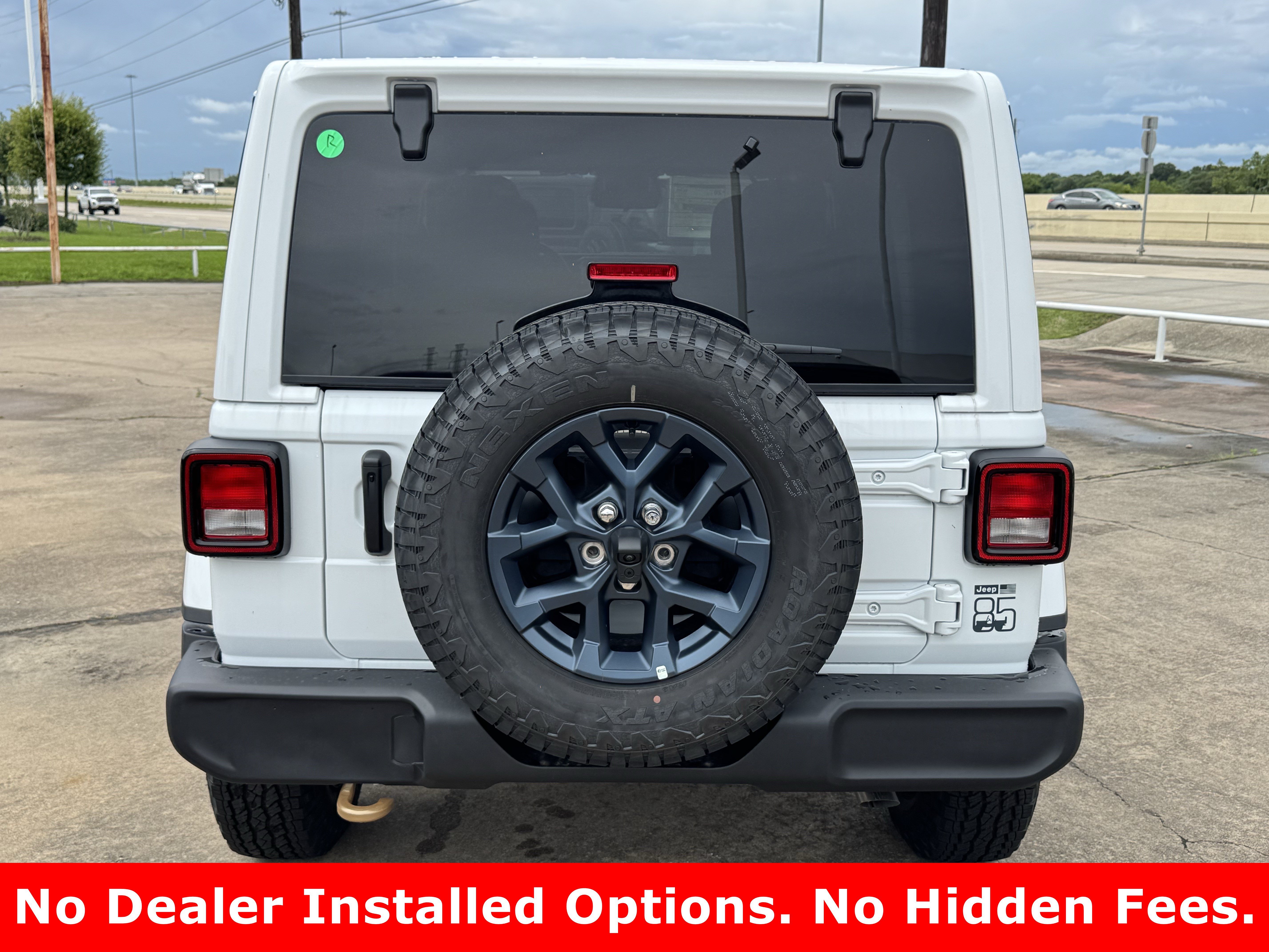 New 2026 Bright White Clear-Coat Exterior Paint Jeep 85th Anniversary image 8
