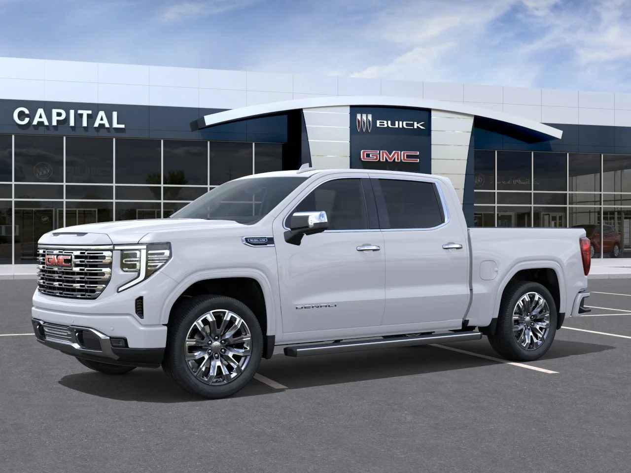 New 2026 GLACIER WHITE TRICOAT GMC Denali image 3