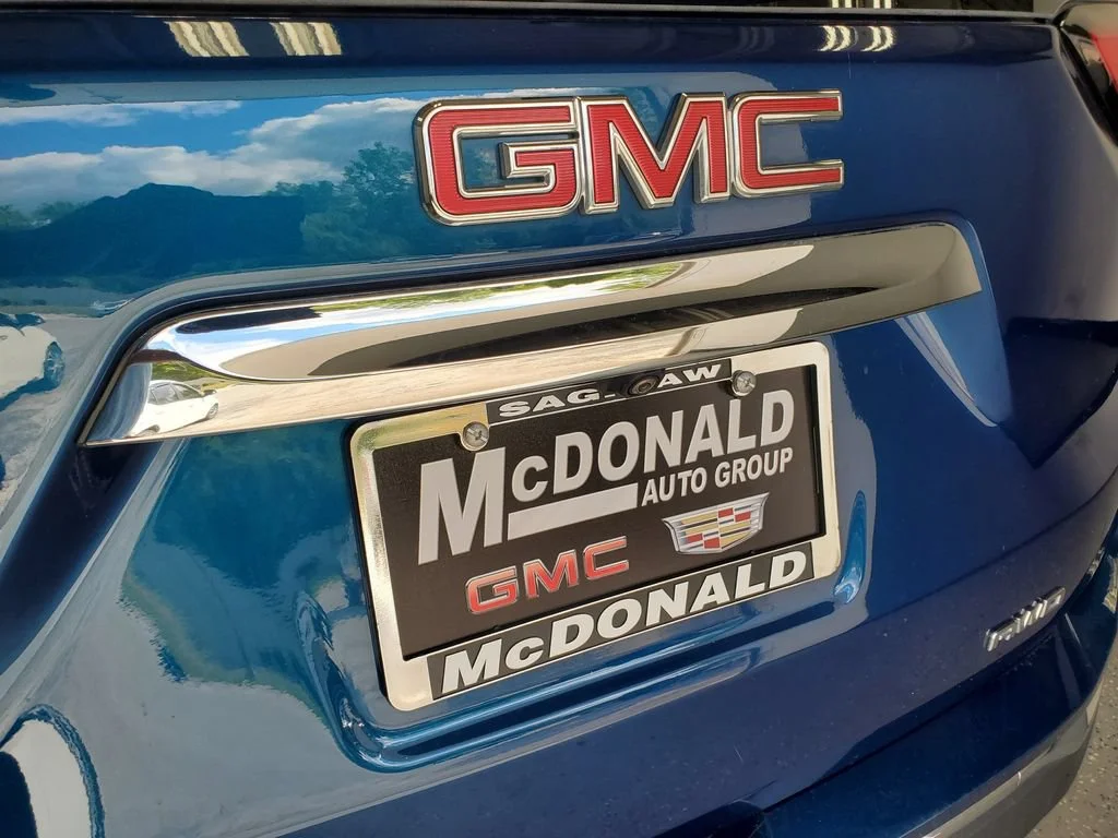 Used 2020 BLUE EMERALD METALLIC GMC SLT image 35