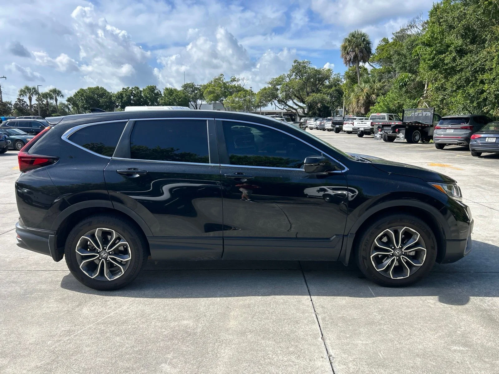 Used 2022 Crystal Black Pearl Honda EX image 6