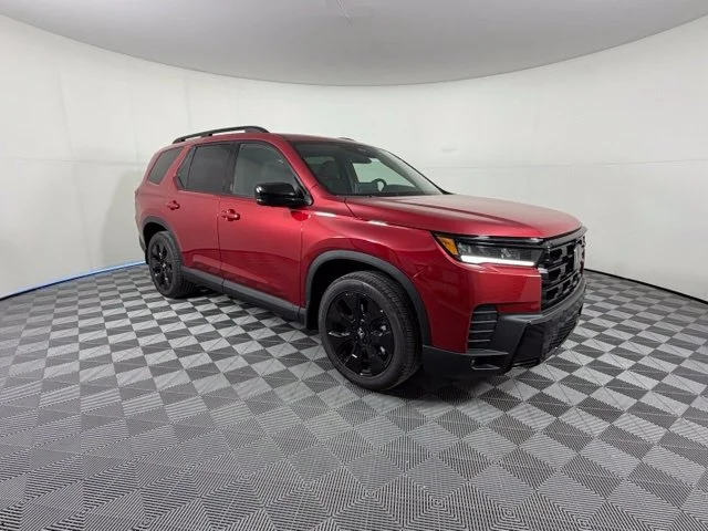 New 2026 Radiant Red Metallic II Honda AWD Black Edition image 1
