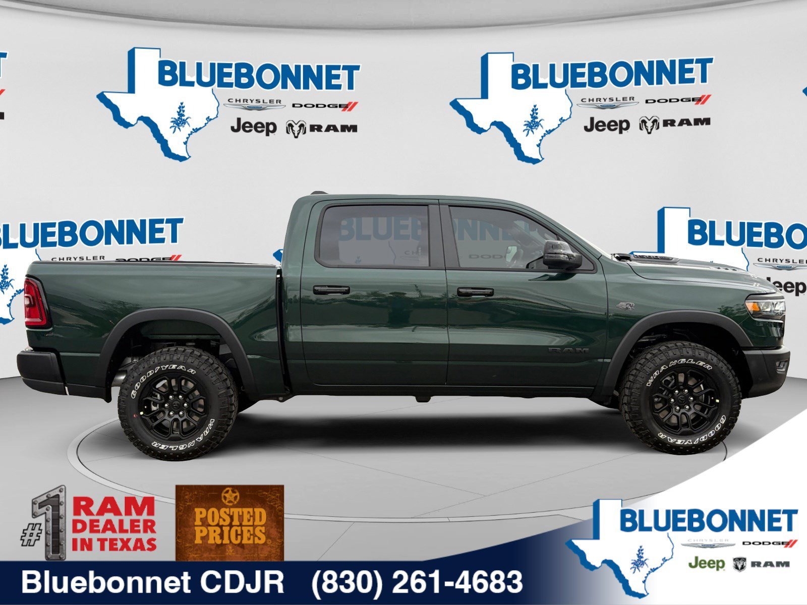 New 2027 Serrano-Green Metallic Exterior Paint RAM Rebel image 4