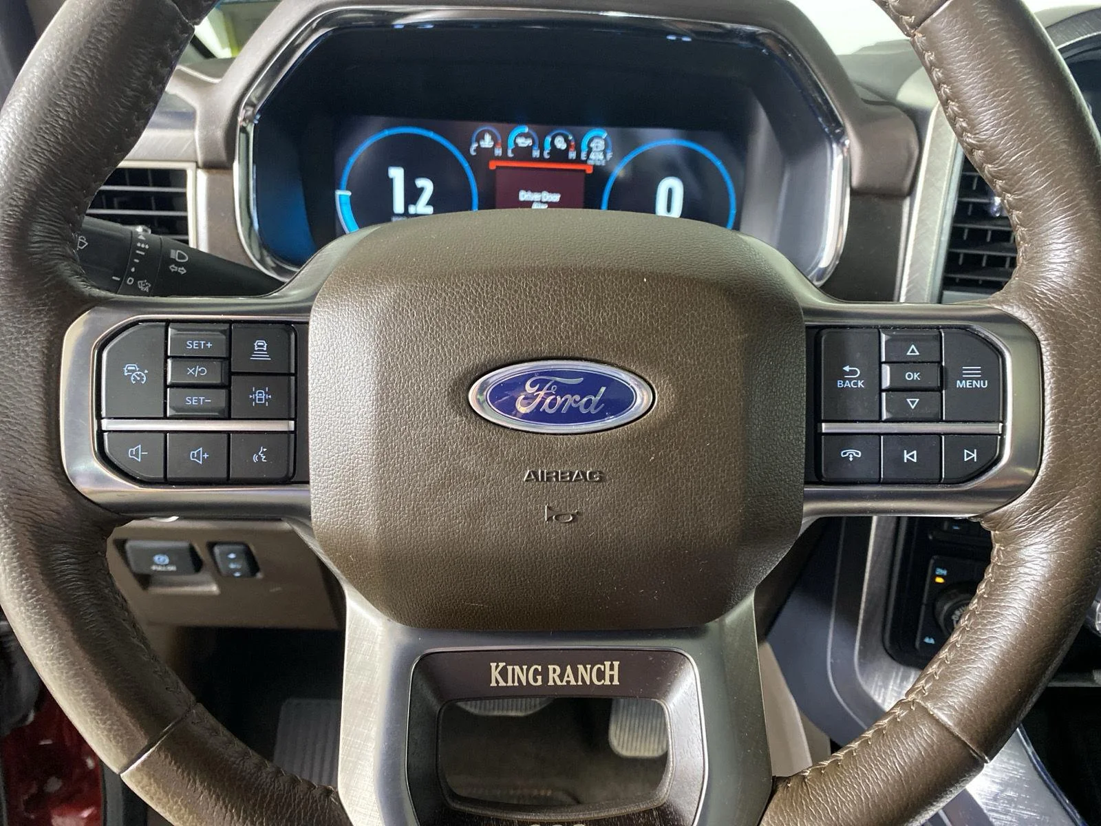 Used 2023 Rapid Red Metallic Tinted Clearcoat/Stone Gray Ford King Ranch image 16
